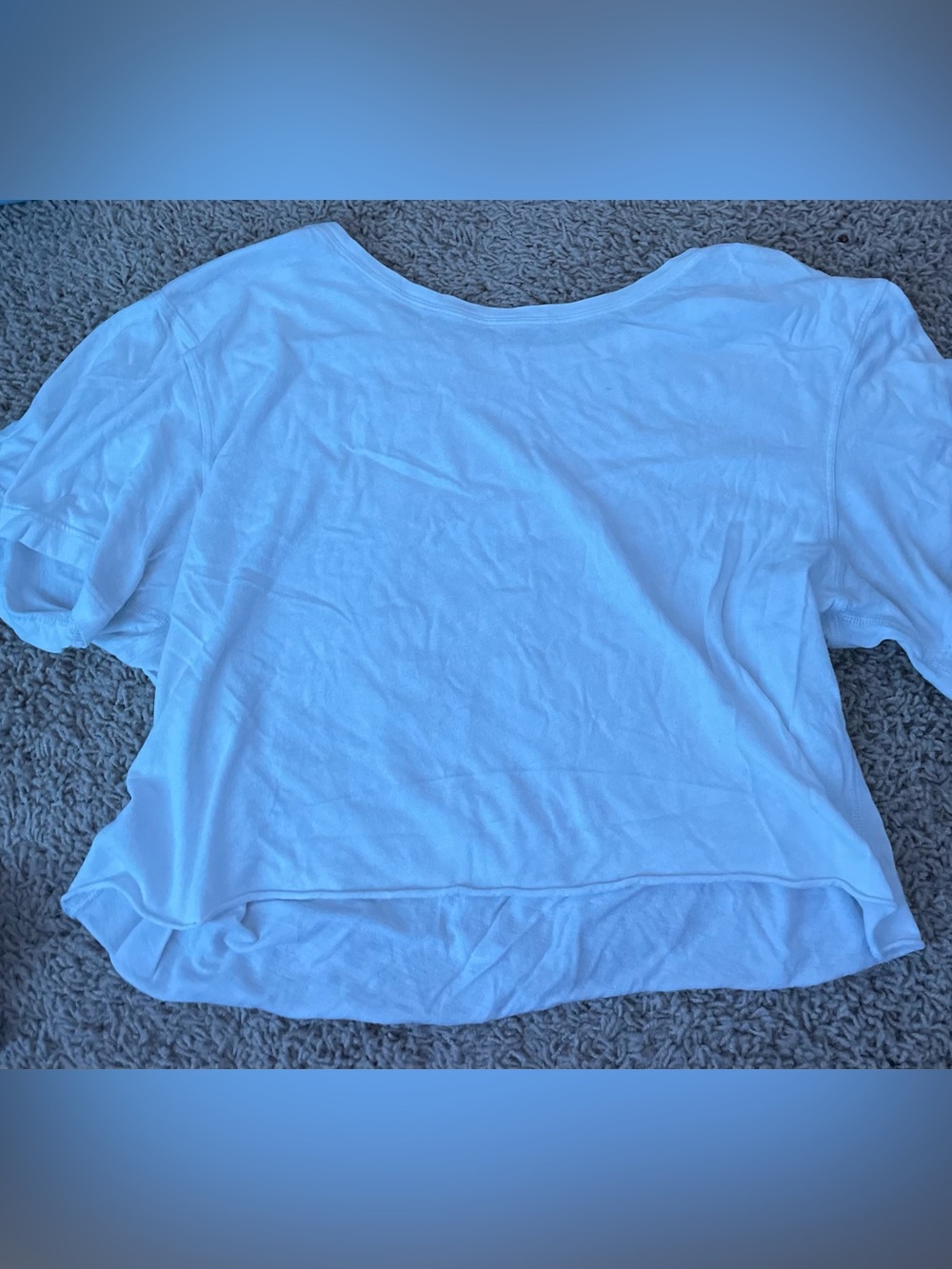 lululemon athletica White Crop Top